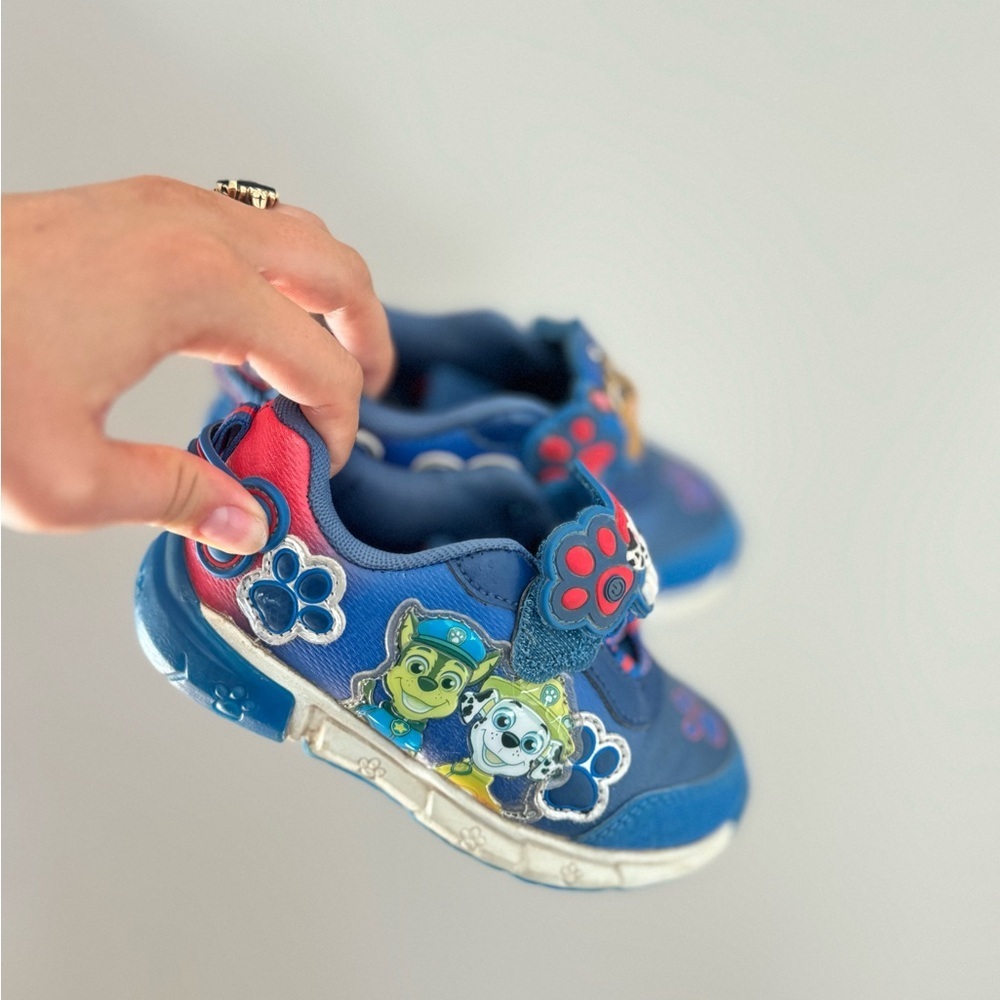Paw Patrol Sneakers Toddler Kids Shoes Chase Marshall Blue 9 Y2K Character Shoes